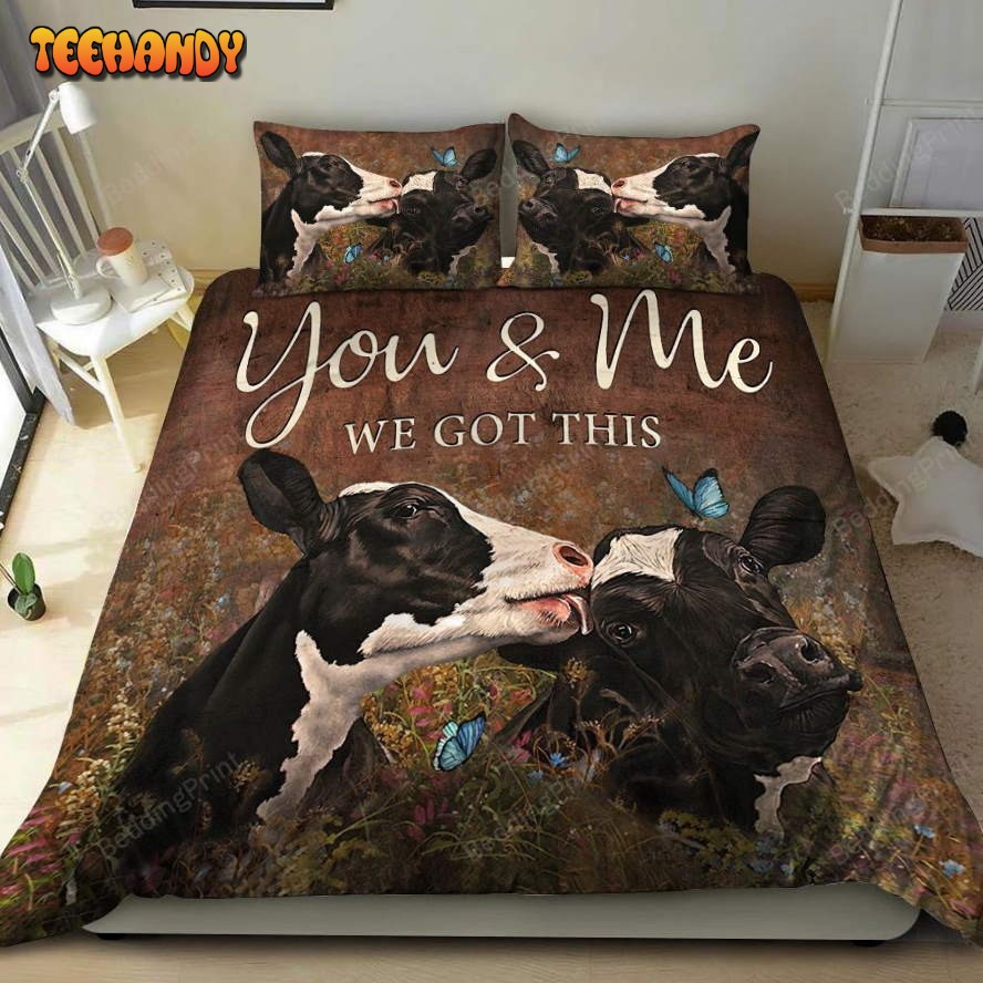 3D Cow You And Me We Got This Bed Sheets Duvet Cover Bedding Sets