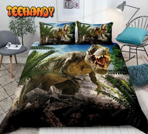 3d Dinosaur Destroy Park Bed Sheets Duvet Cover Bedding Sets