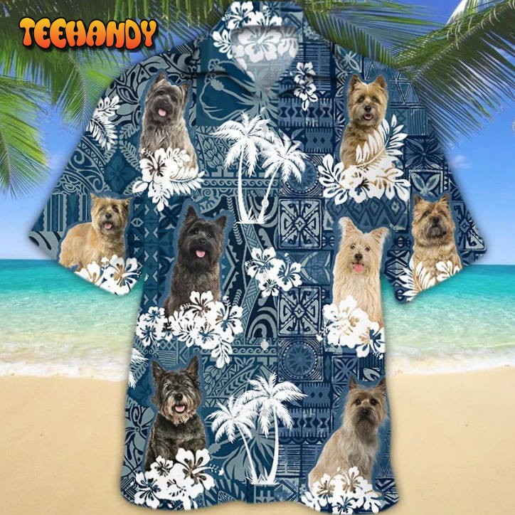 3D Full Printed Dog In Hawaiian Beach Shirts Hawaii Aloha Summer Shirts Dog Lover