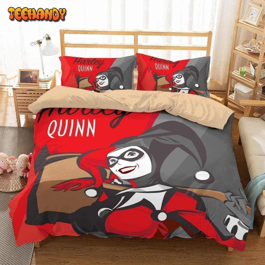 3d Harley Quinn Duvet Cover Bedding Set 3