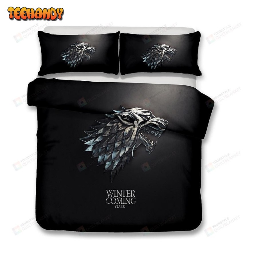 3d Hbo Song Of Ice And Fire Game Of Thrones Printed Bedding Sets House Stark