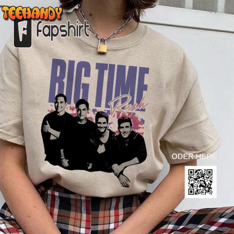 90s Vintage Big Time Rush Band Shirt, Big Time Rush Merch T-Shirt