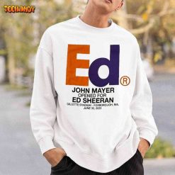 John Mayer Opened For Ed Sheeran Gillette Stadium Tour 2023 Shirt