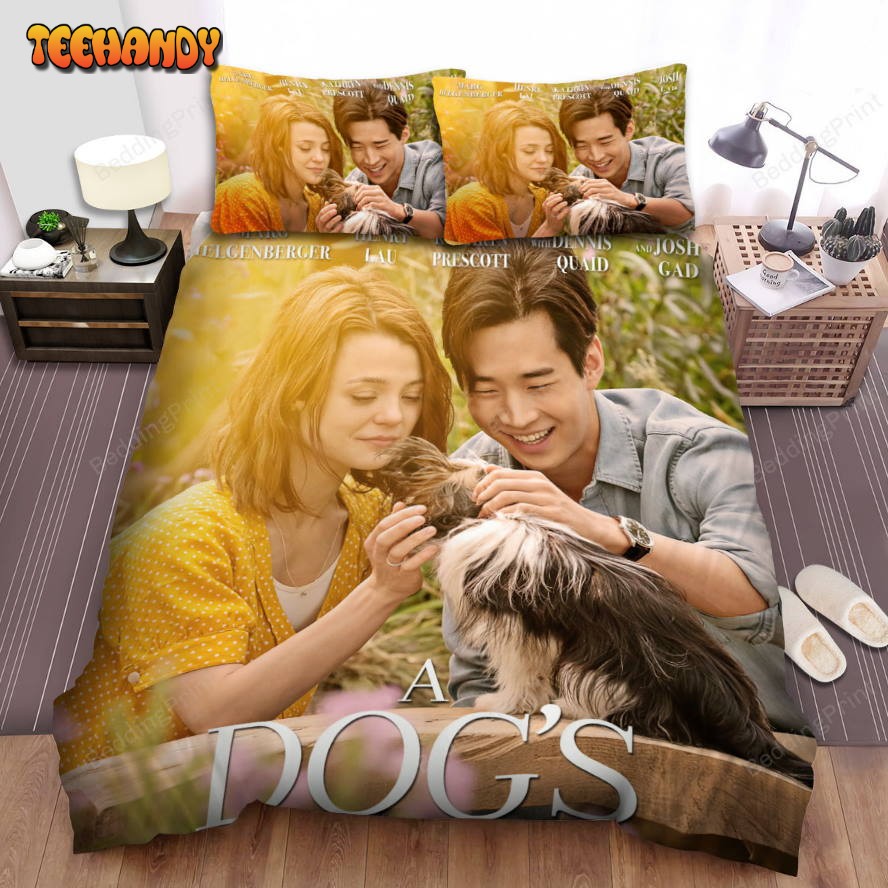 A Dog’s Journey (2019) Movie Poster Fanart 2 Duvet Cover Bedding Sets