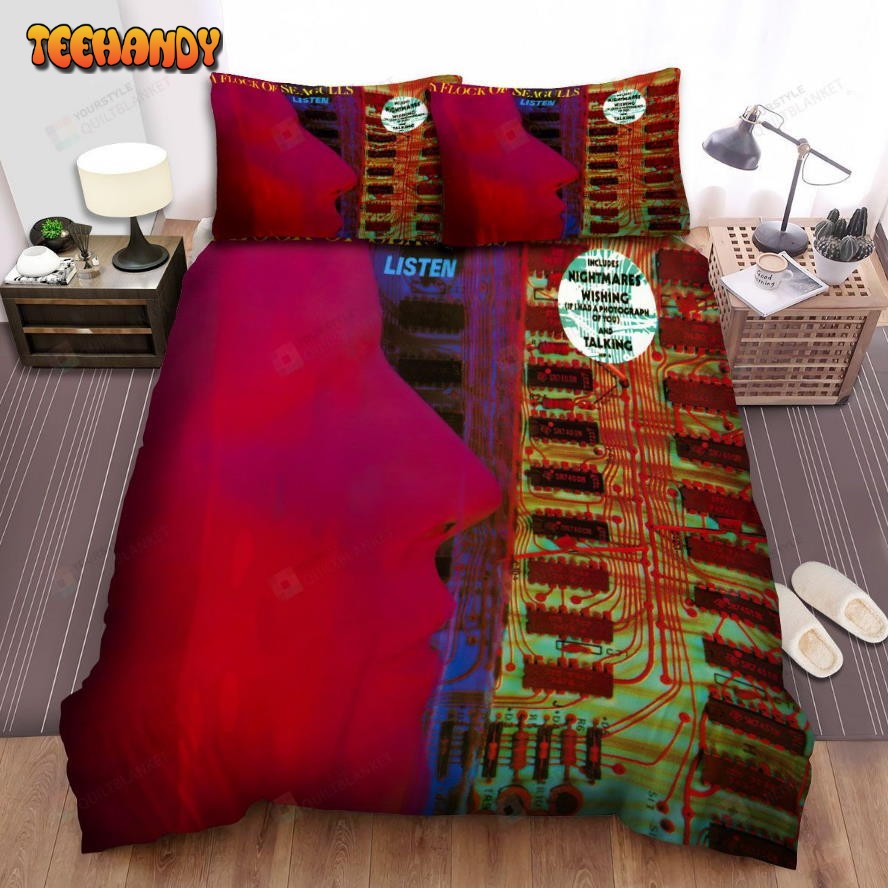 A Flock Of Seagulls Band Album Listen Spread Comforter Bedding Sets