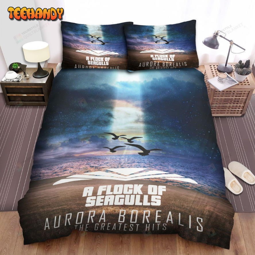 A Flock Of Seagulls Band Aurora Borealis Spread Comforter Bedding Sets