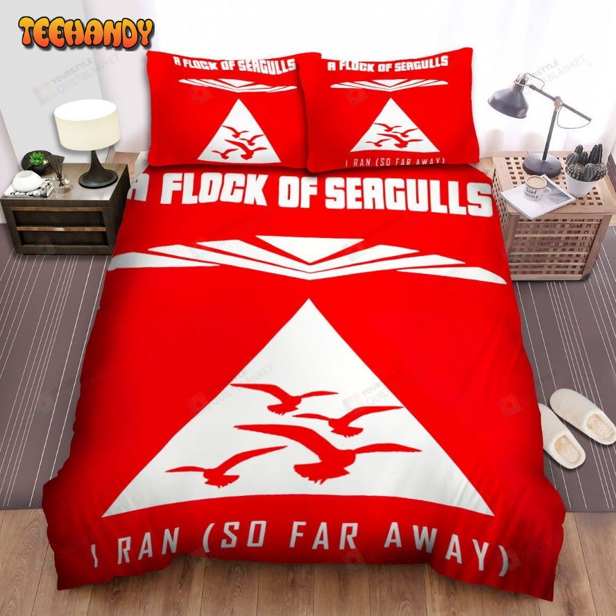 A Flock Of Seagulls Band I Ran Spread Comforter Bedding Sets