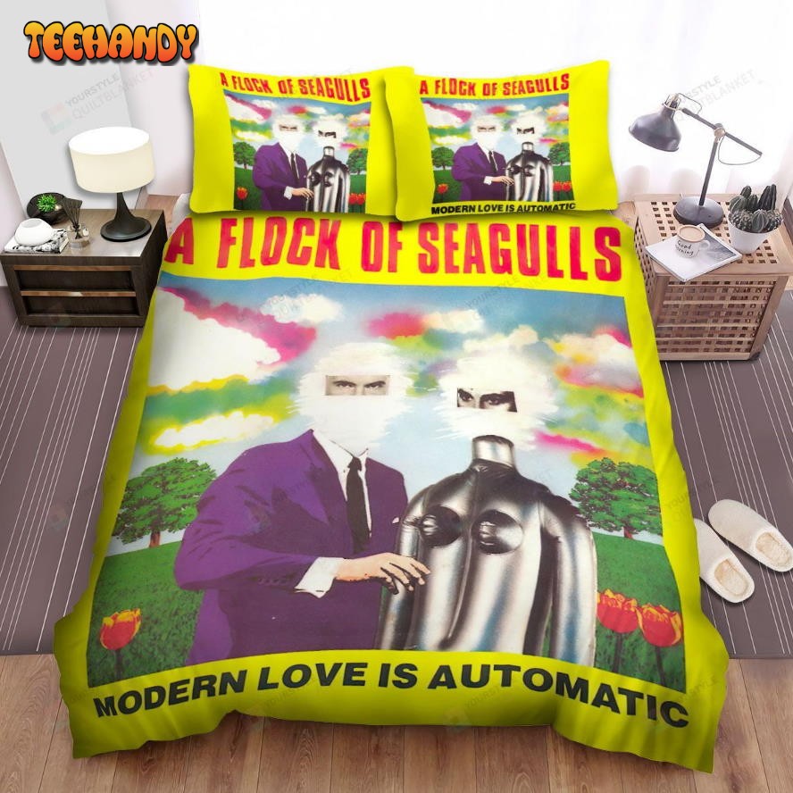 A Flock Of Seagulls Band Modern Love Is Automatic Comforter Bedding Sets