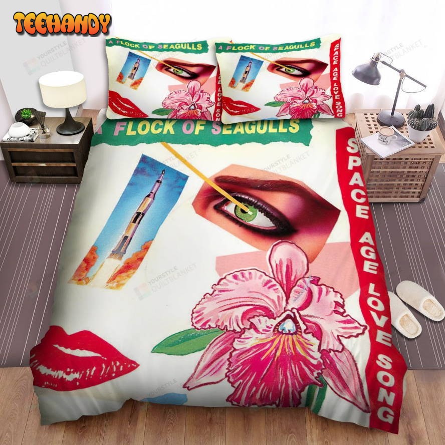 A Flock Of Seagulls Band Space Age Love Song Spread Comforter Bedding Sets