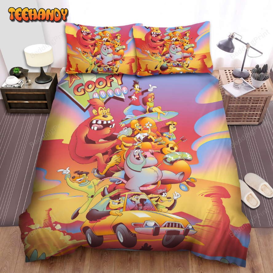 A Goofy Movie (1995) Poster Movie Poster Bed Sheets Bedding Sets Ver 1