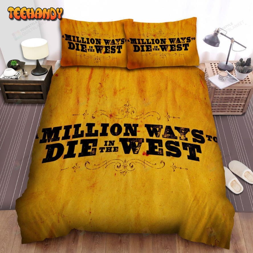 A Million Ways To Die In The West (2014) Fanart Poster 2 Bedding Sets