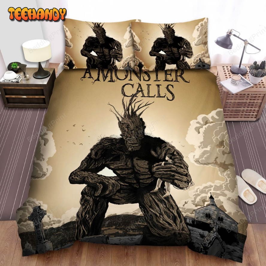 A Monster Calls Movie Poster 2 Bed Sheets Duvet Cover Bedding Sets