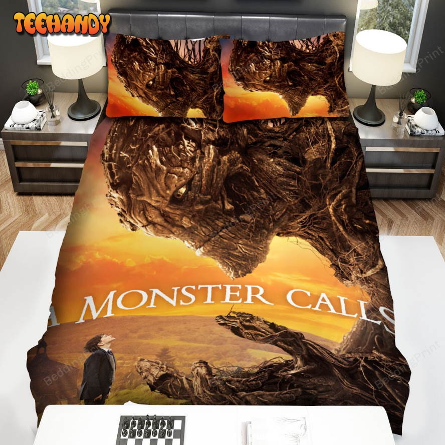 A Monster Calls Movie Poster 3 Bed Sheets Duvet Cover Bedding Sets