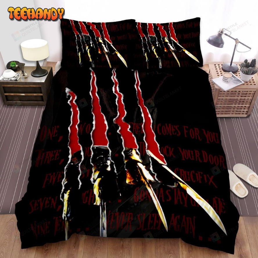 A Nightmare On Elm Street Movie Art Bedding Sets Ver 2