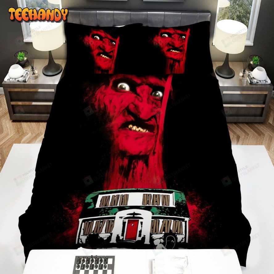 A Nightmare On Elm Street Movie Art Spread Comforter Bedding Sets Ver 11