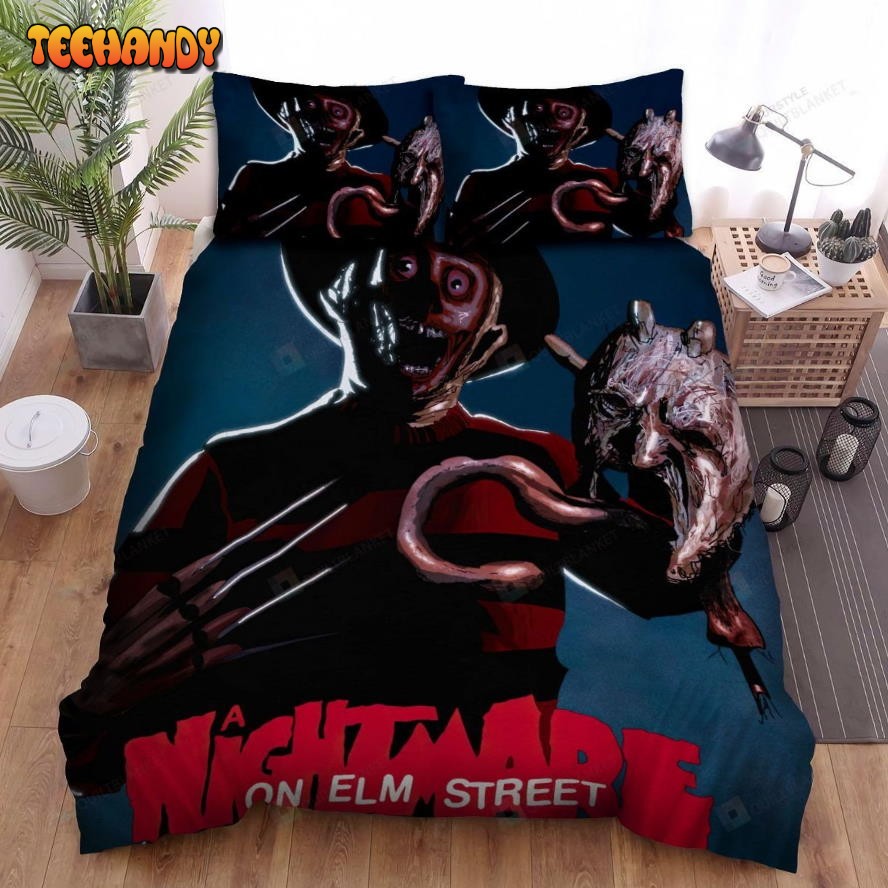 A Nightmare On Elm Street Movie Art Spread Comforter Bedding Sets Ver 4