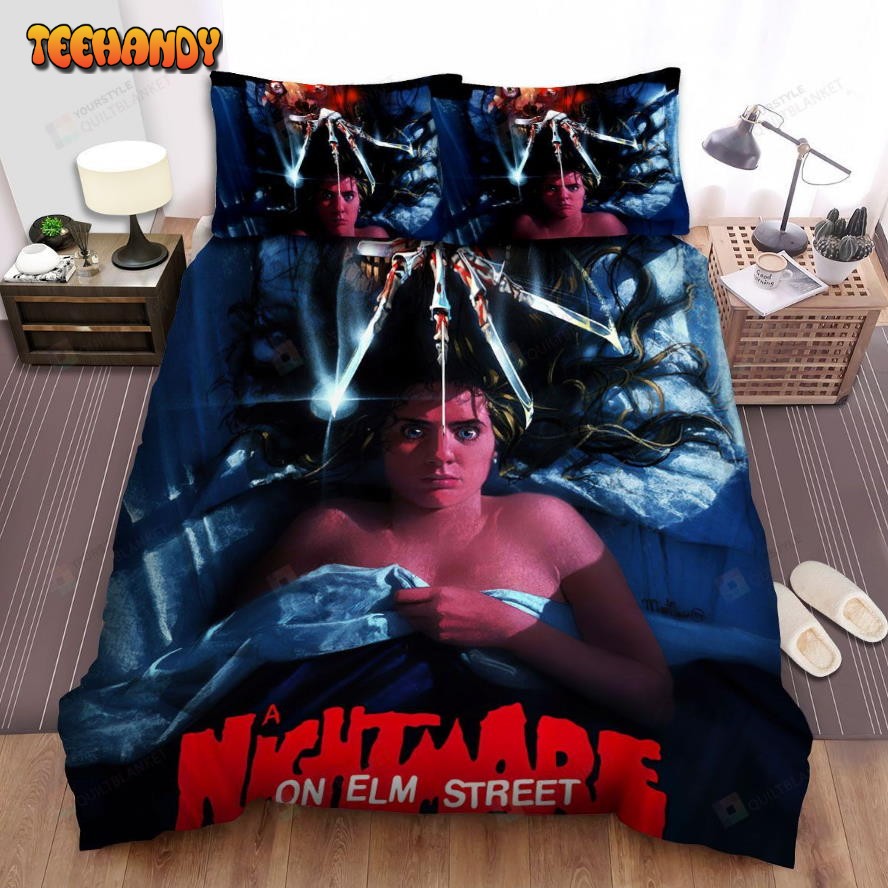 A Nightmare On Elm Street Movie Art Spread Comforter Bedding Sets Ver 7