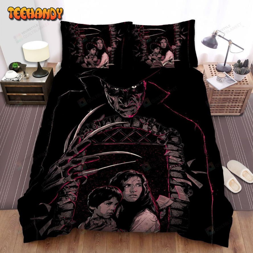 A Nightmare On Elm Street Movie Art Spread Comforter Bedding Sets Ver 9