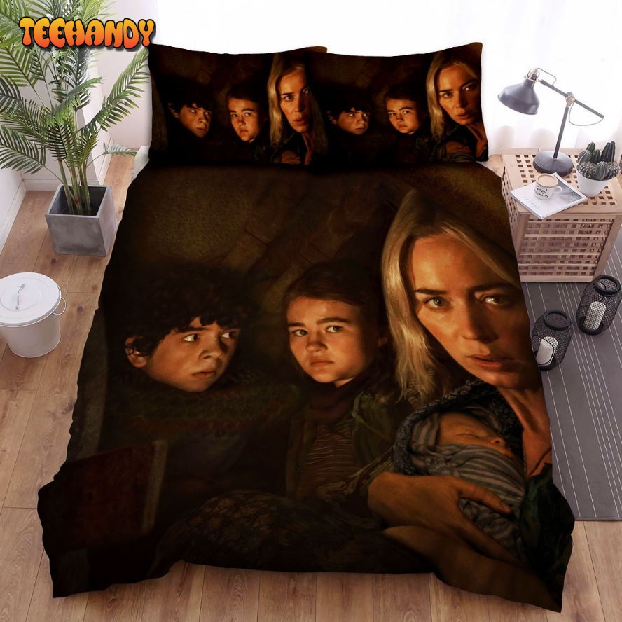 A Quiet Place Part Ii Movie Poster Spread Comforter Duvet Cover Bedding Sets Ver 8