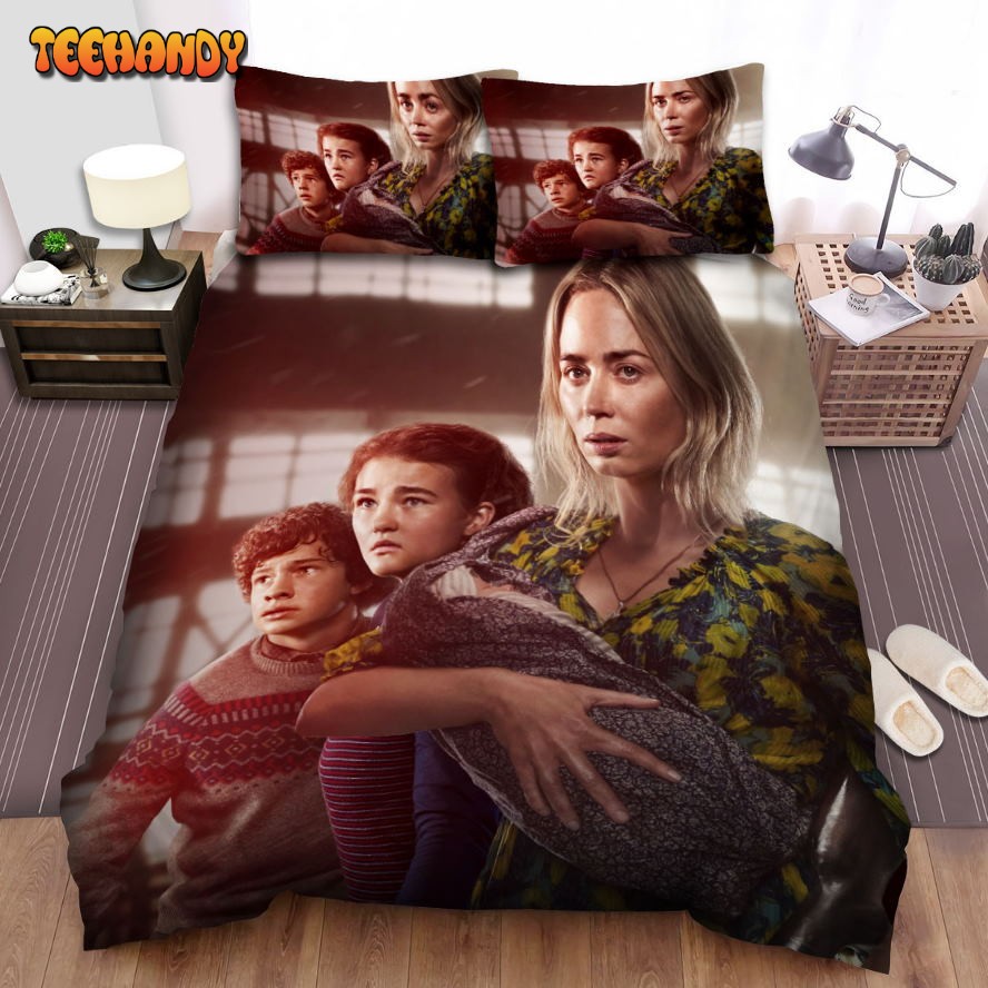 A Quiet Place Part Ii Movie Poster Spread Comforter Duvet Cover Bedding Sets Ver 9