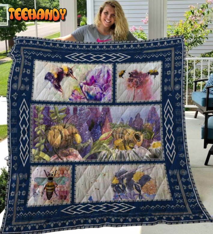 A33 Bees 3D Quilt Blanket