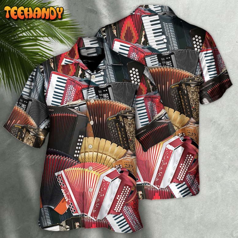 Accordion A Gentleman Is Someone Who Can Play The Accordion Hawaiian Shirt