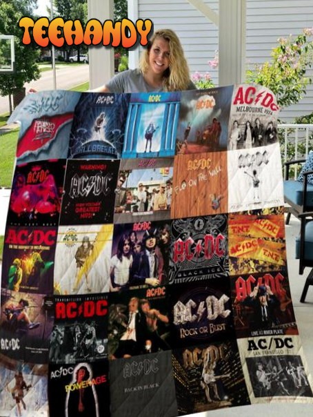 AcDc 3D Quilt Blanket