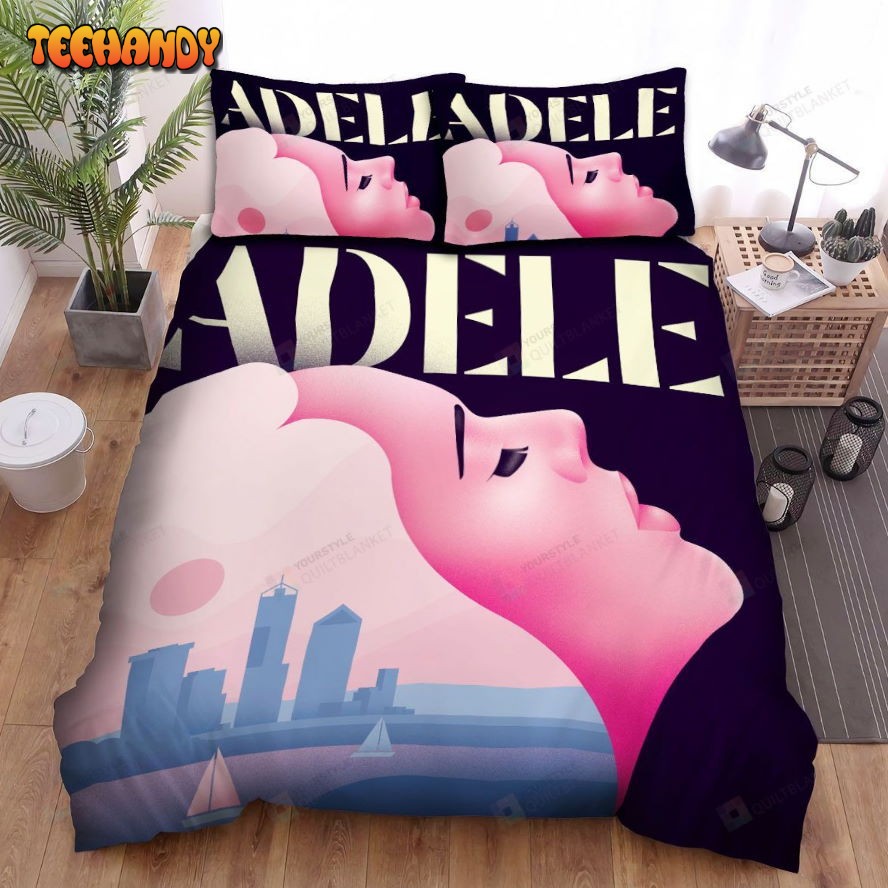 Adele Domain Stadium Concert Poster Spread Comforter Duvet Cover Bedding Sets