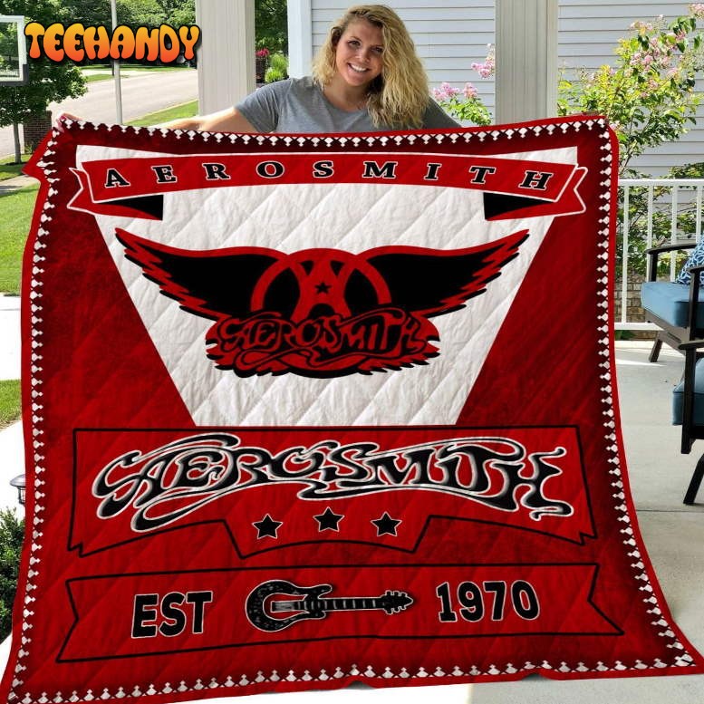 Aerosmith 3D Customized Quilt Blanket