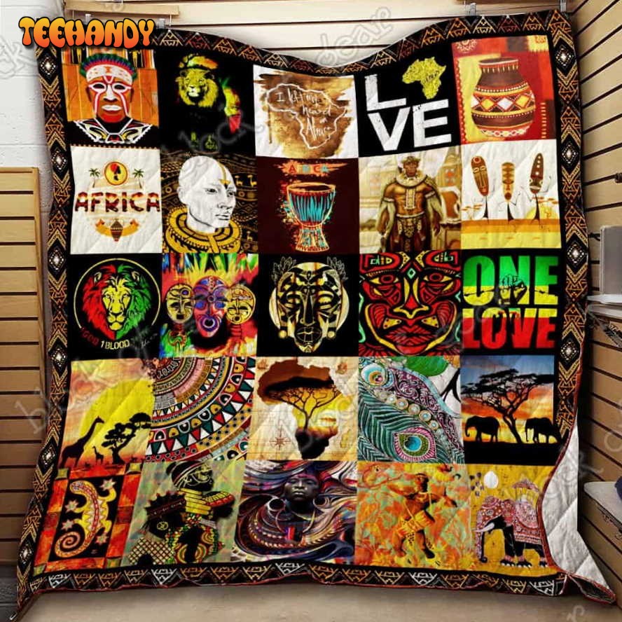 African Culture 3D Quilt Blanket