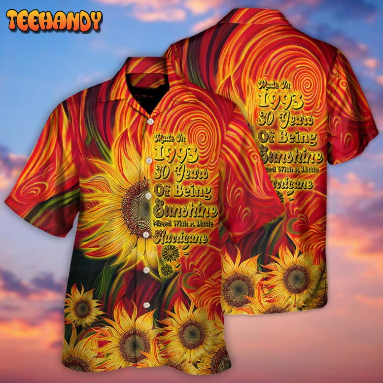 Age – Made In 1993 30 Years Of Being Sunshine Hawaiian Shirt