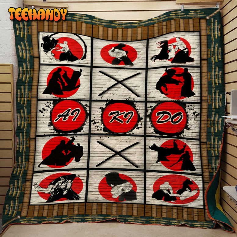 Aikido 3D Customized Quilt Blanket