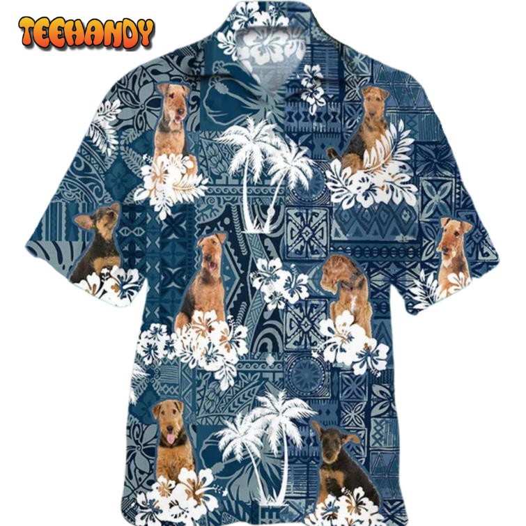 Airedale Terrier Hawaiian Shirt 3D All Over Printed Dog Hawaii Shirt