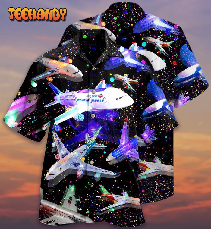 Airplane Fly To Dreams Hawaiian Shirt