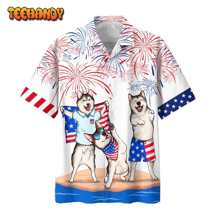 Alaska Hawaiian Shirt For 4Th Of July Patriotic American Independence Hawaii Shirt