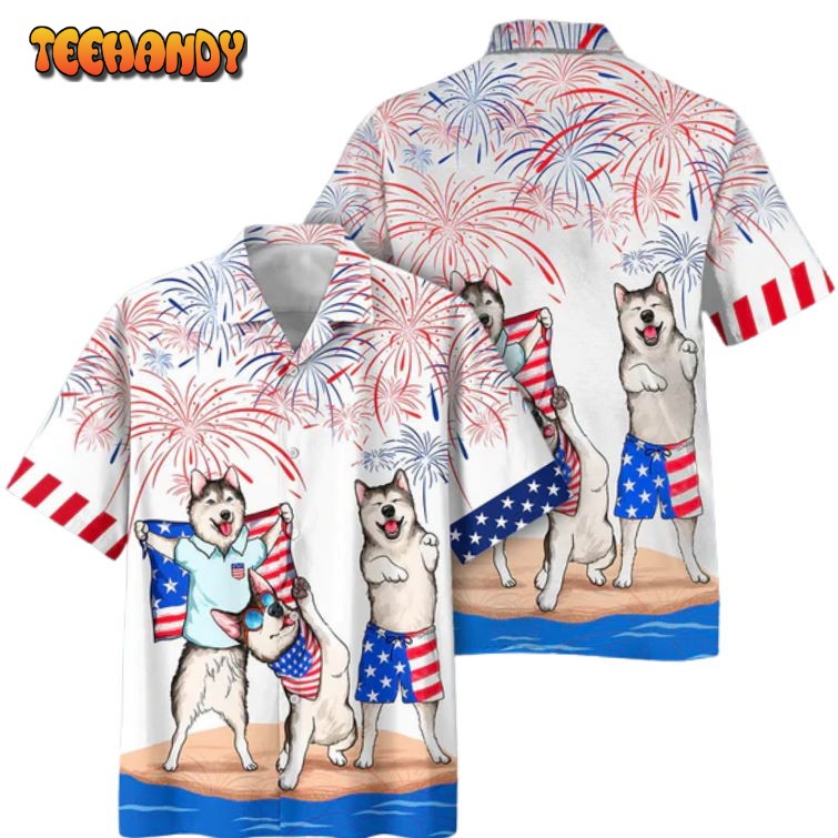 Alaska Hawaiian Shirt Independence Is Coming American Dog Aloha Hawaii Shirt