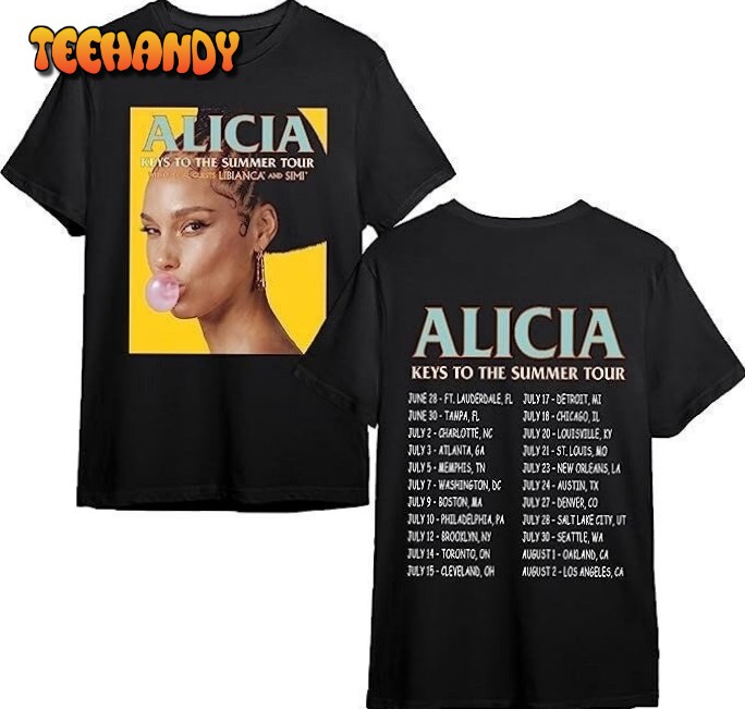 Alicia Keys Music Shirt Alicia Keys Summer Tour 2023 Shirt