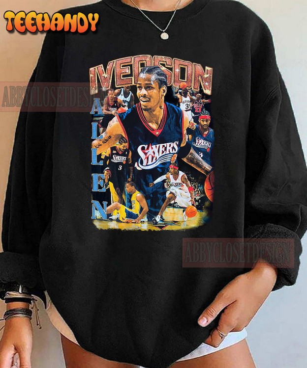 Allen Iverson Classic Retro Shirt – Allen Iverson 90s Vintage T-Shirt