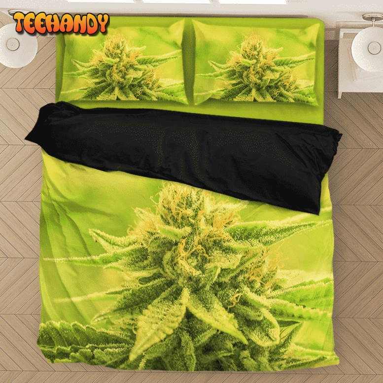 Amazing Marijuana Weed Top Bud All Over Print Bedding Set