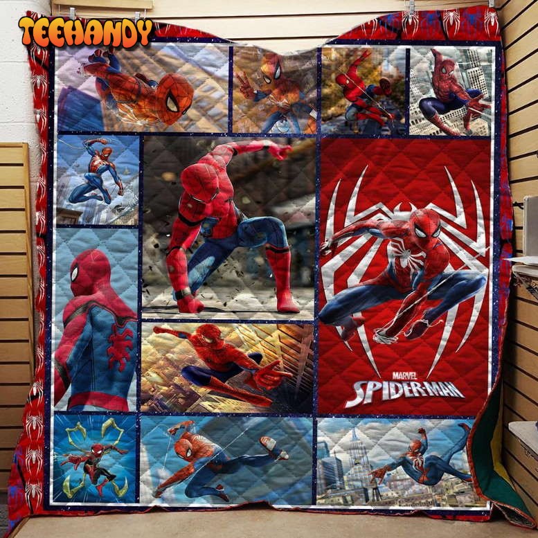 Amazing Spiderman Quilt Blanket C