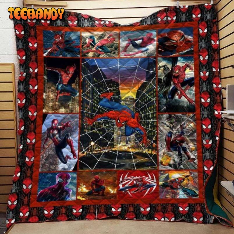 Amazing Spiderman Quilt Blanket