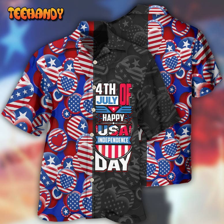 America Independence Day Fourth Of July Happy USA Hawaiian Shirt