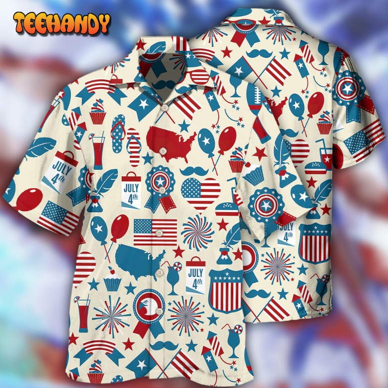 America Independence Day Fourth of July Independence Day Hawaiian Shirt