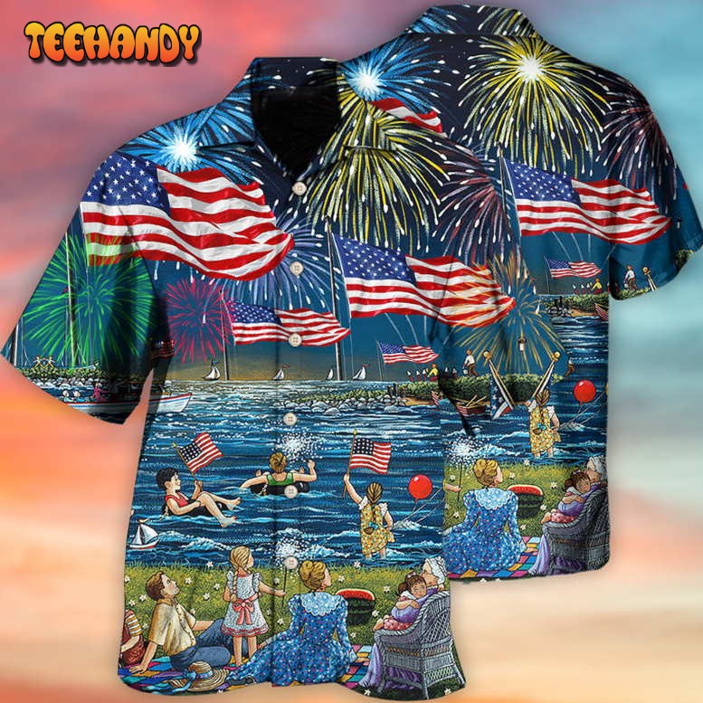 America Independence Day Fun Day Hawaiian Shirt