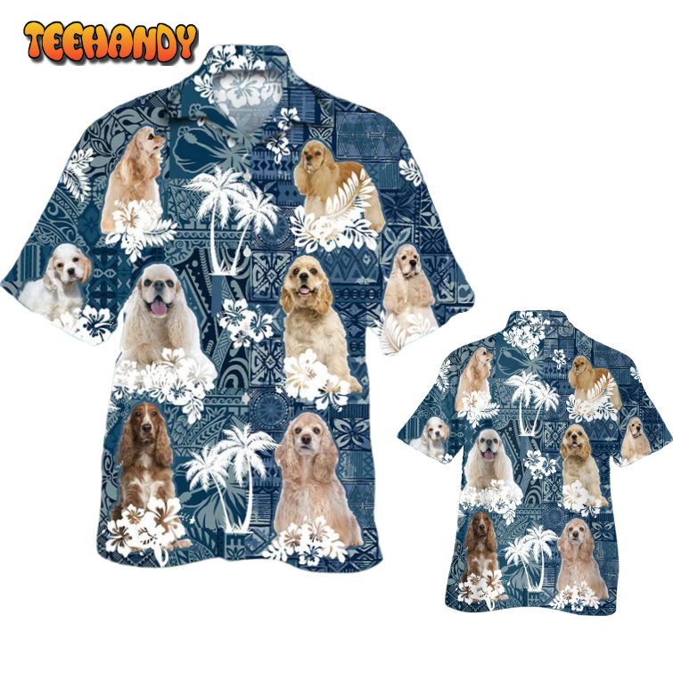 American Cocker Spaniel Hawaiian Shirt