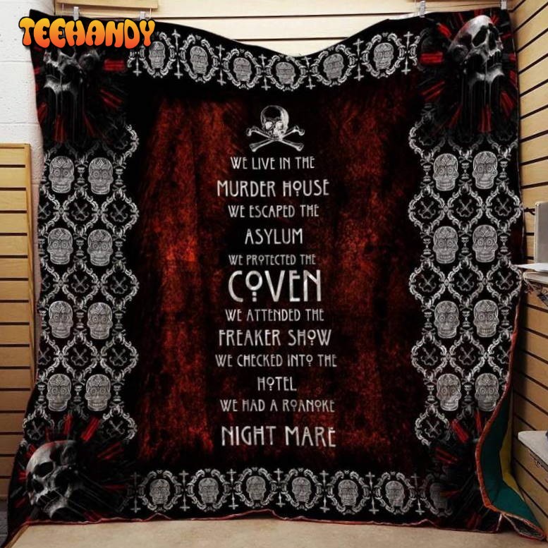 American Horror Story Quotes 3D Customize Quilt Blanket