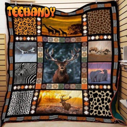 Animal And Wildlife 3D Customized Quilt Blanket