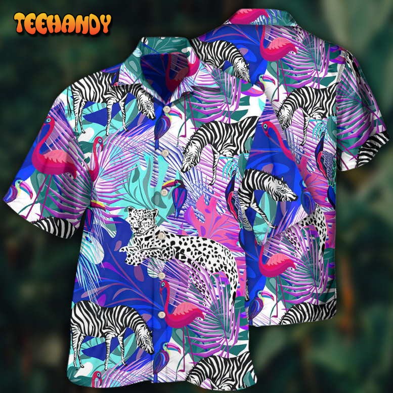 Animals Tropical Animals Tropical Leaf With Colorful Style Hawaiian Shirt