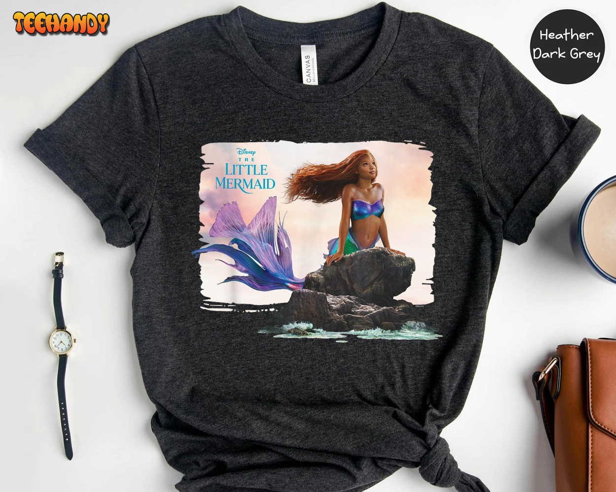 Ariel Live-Action Movie Sea Rock Shirt, Disney The Little Mermaid 2023 Shirt