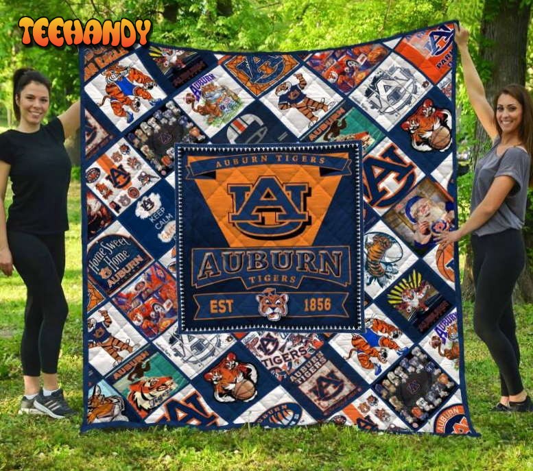 Auburn Tigers 3D Customized Quilt Blanket